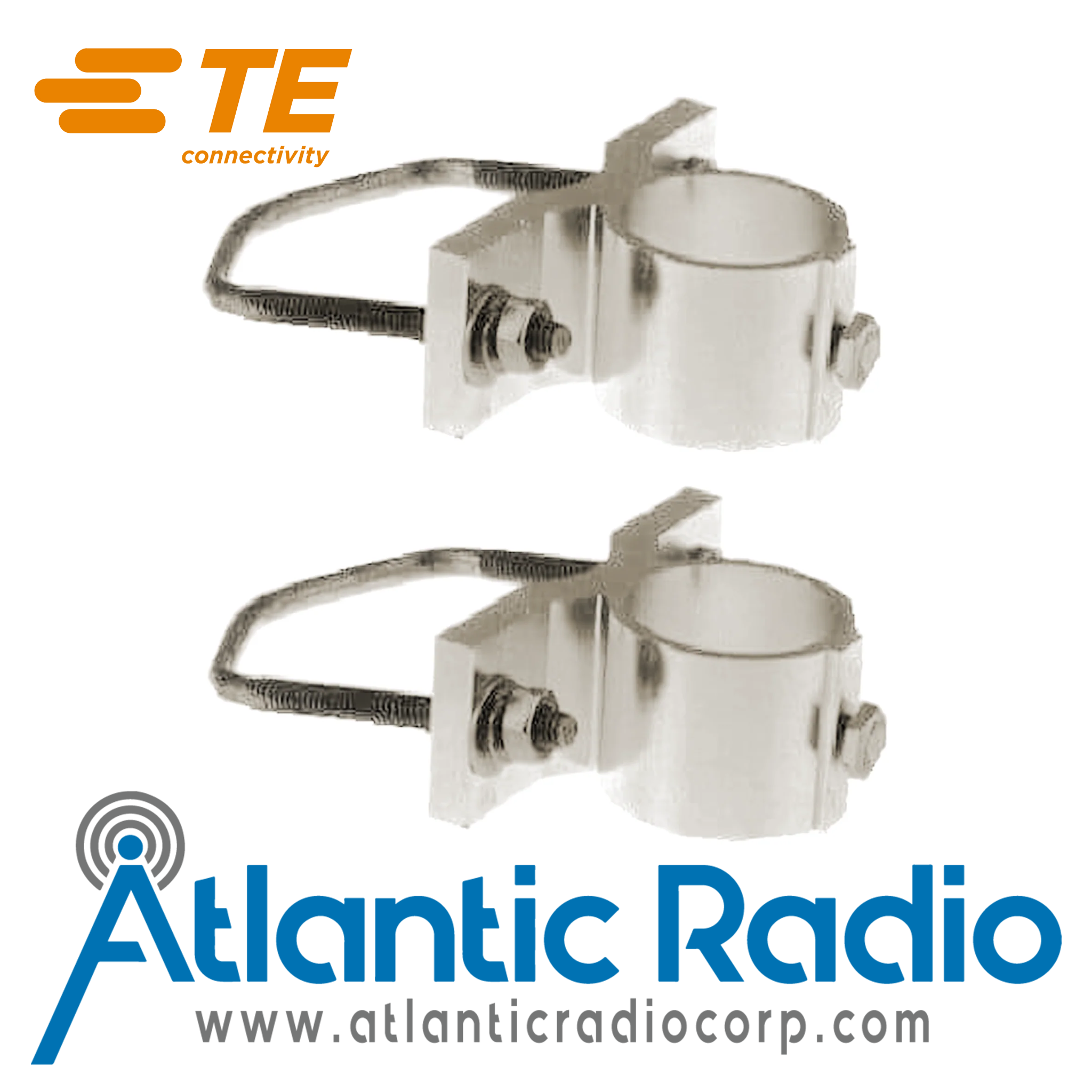 TE Connectivity FM2 Aluminum U-Bolt Mast Mount Base Antenna Mount - Picture 1 of 4