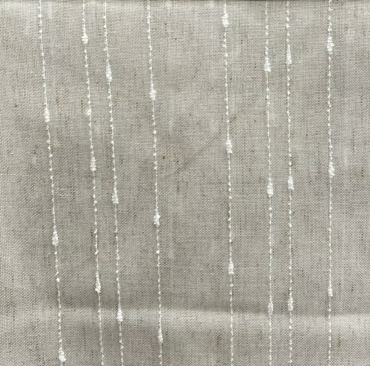 Ralph Lauren 54 x 84 Linen Marley Natural Beige Window Curtains Striped Stripes - Picture 1 of 10