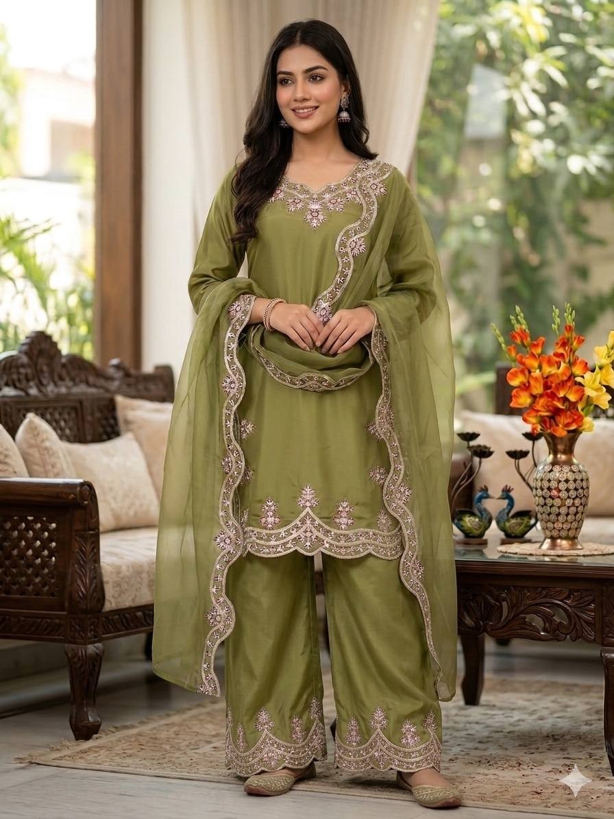 NEW INDIAN BOLLYWOOD PAKISTANI SALWAR KAMEEZ WEDDING PARTY GOWN WEAR DRESS SUIT