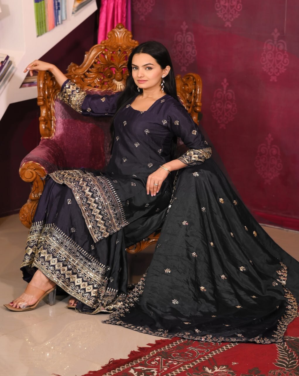 ReadyMade Suit Indian Designer Bollywood Wedding Dress Pakistani Salwar Kameez