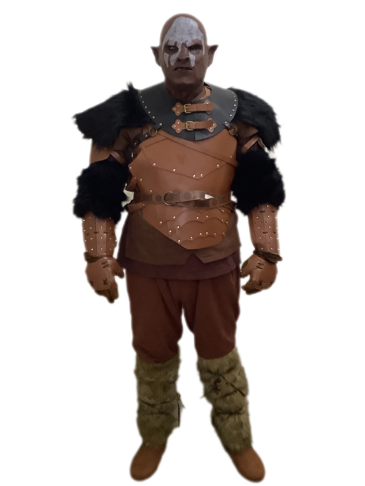 Orc Silicone Mask & Full Cosplay Costume XL - Picture 3 of 11