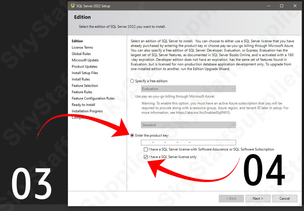 SQL Server 2022 Standard Installation