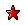 Red star icon for feedback score in between 1,000  to 4,999