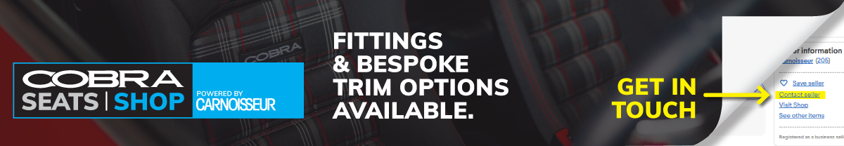 Cobra Seats Shop - Fittings & Bespoke Trim Options Available