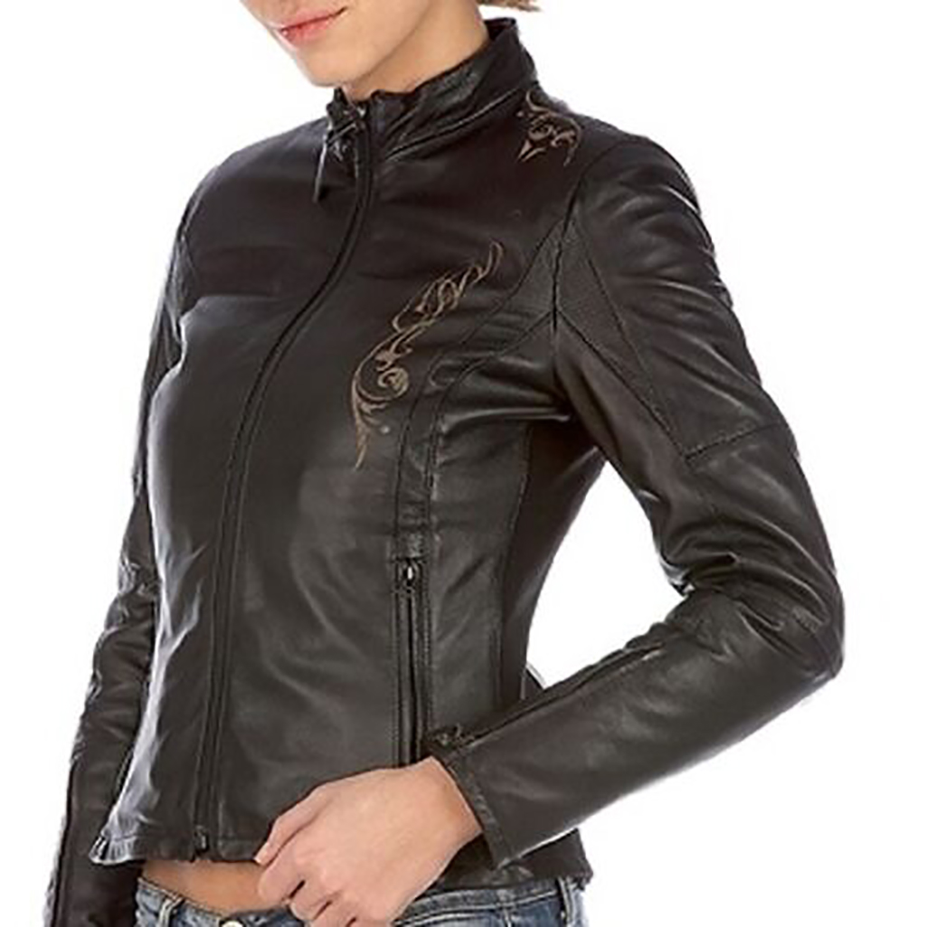 DAINESE LIMA LADY LEATHER JACKET DAINESE BLACK 44 - Picture 1 of 1