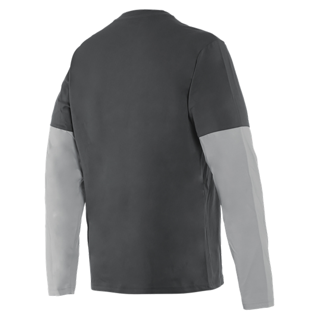 DAINESE PADDOCK T-SHIRT LS CHARCOAL-GRAY/GLACIER-GRAY M - Picture 2 of 2