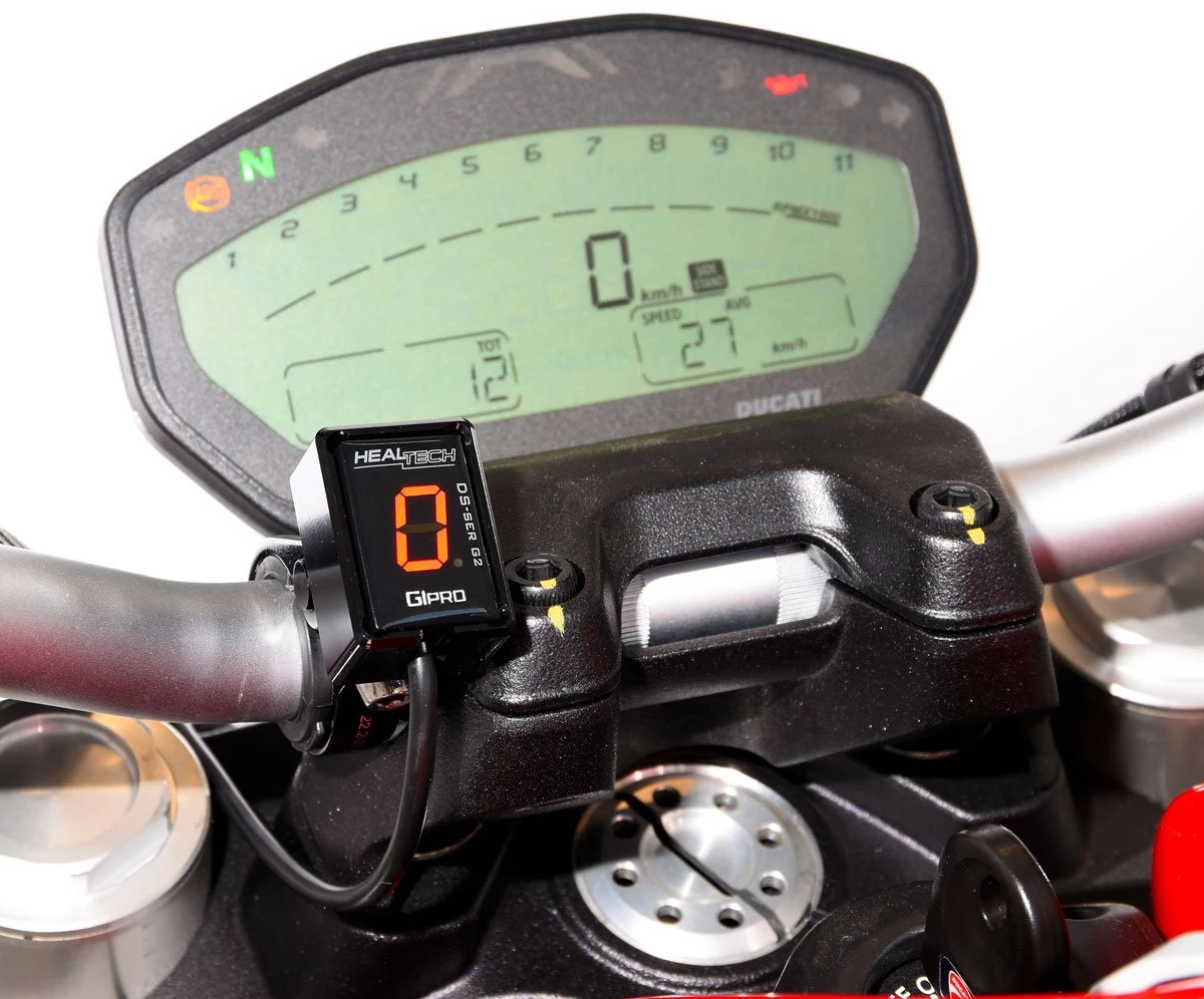 Healtech Gear Position Indicator for Honda GL1800 Goldwing 2006 2017 RED - Picture 6 of 8