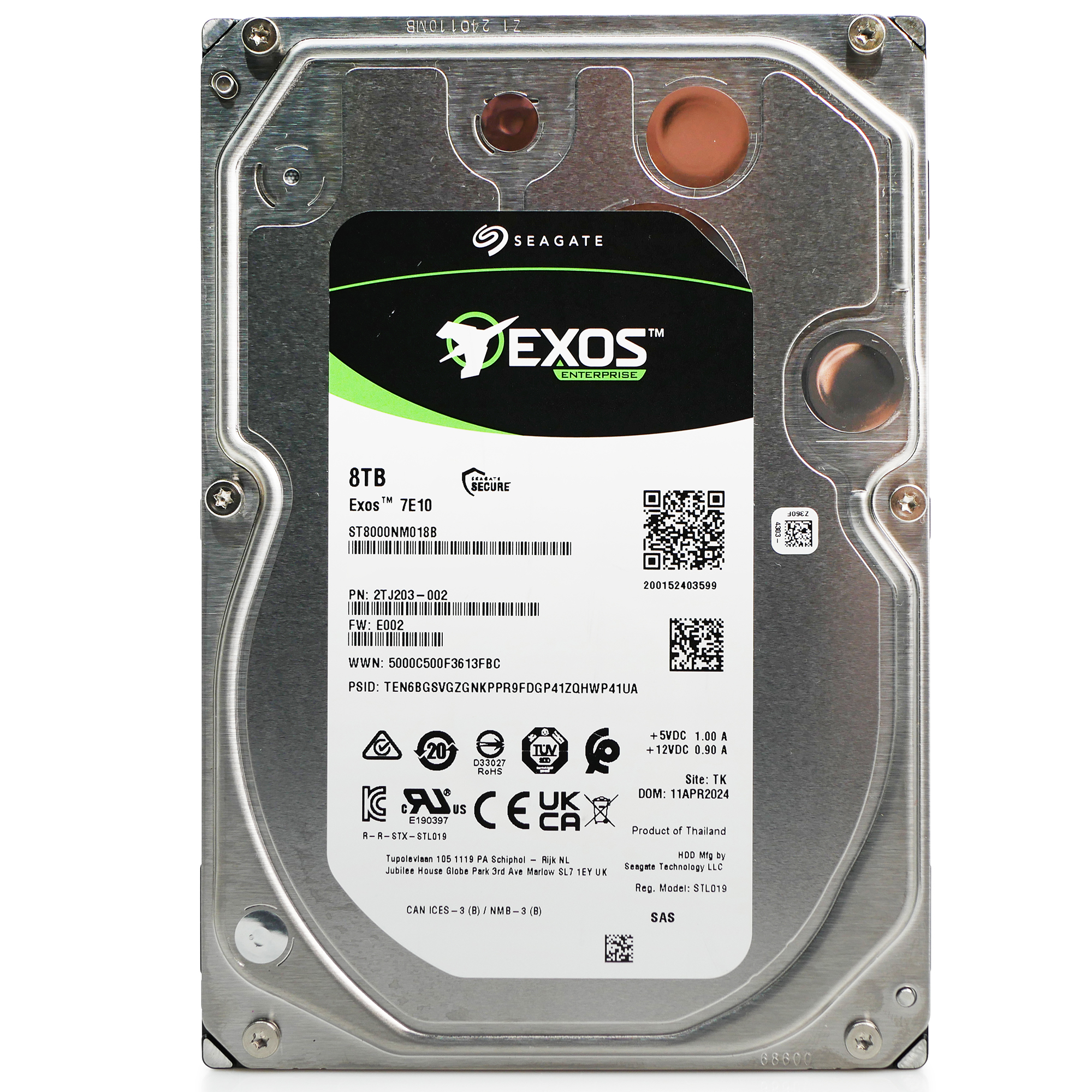 新品　未使用品 Seagate Exos 7E10 8TB 内蔵 ハードディスク Seagate Exos 7E10 8TB SAS 12Gb/s 3.5in Enterprise HDD