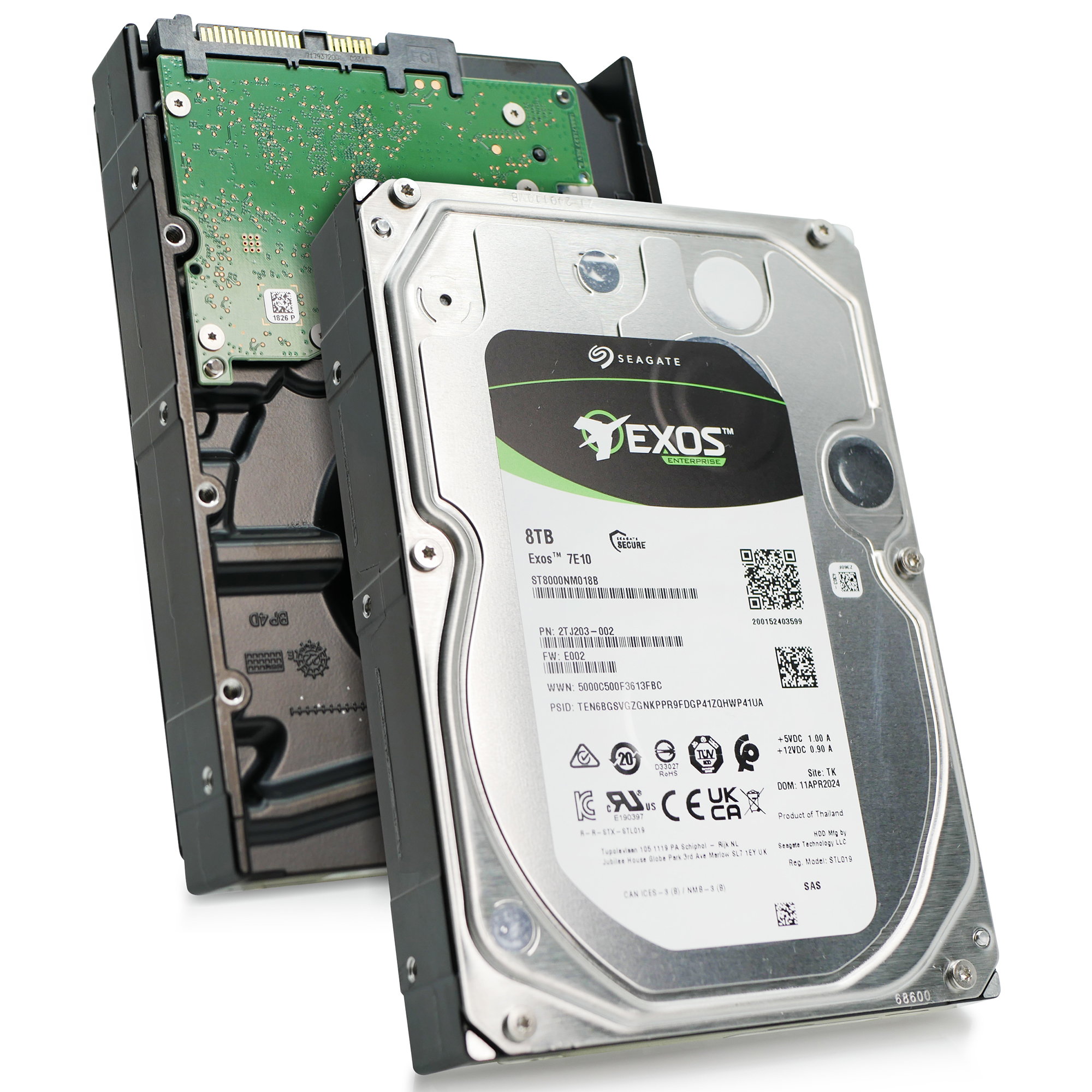 Seagate Exos 7E10 8TB SAS 12Gb/s 3.5in Enterprise HDD ST8000NM018B