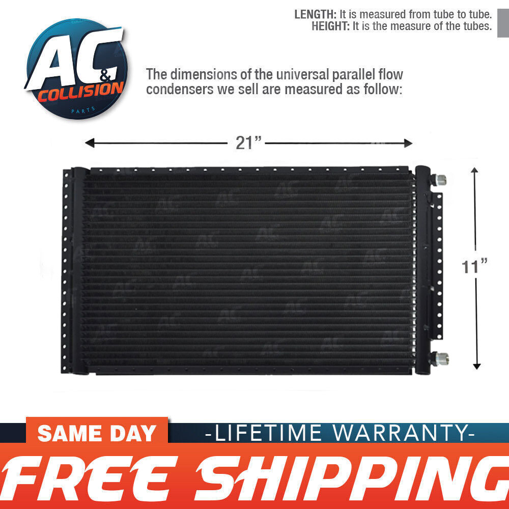 Universal Condenser Parallel Flow 11 x 21 O-ring #6 And #8 AC A/C - Picture 1 of 1