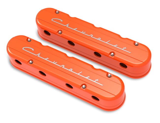 Holley Valve Covers w/ Integrated Coil Cover for Chevy Gen III IV LS - Picture 1 of 1