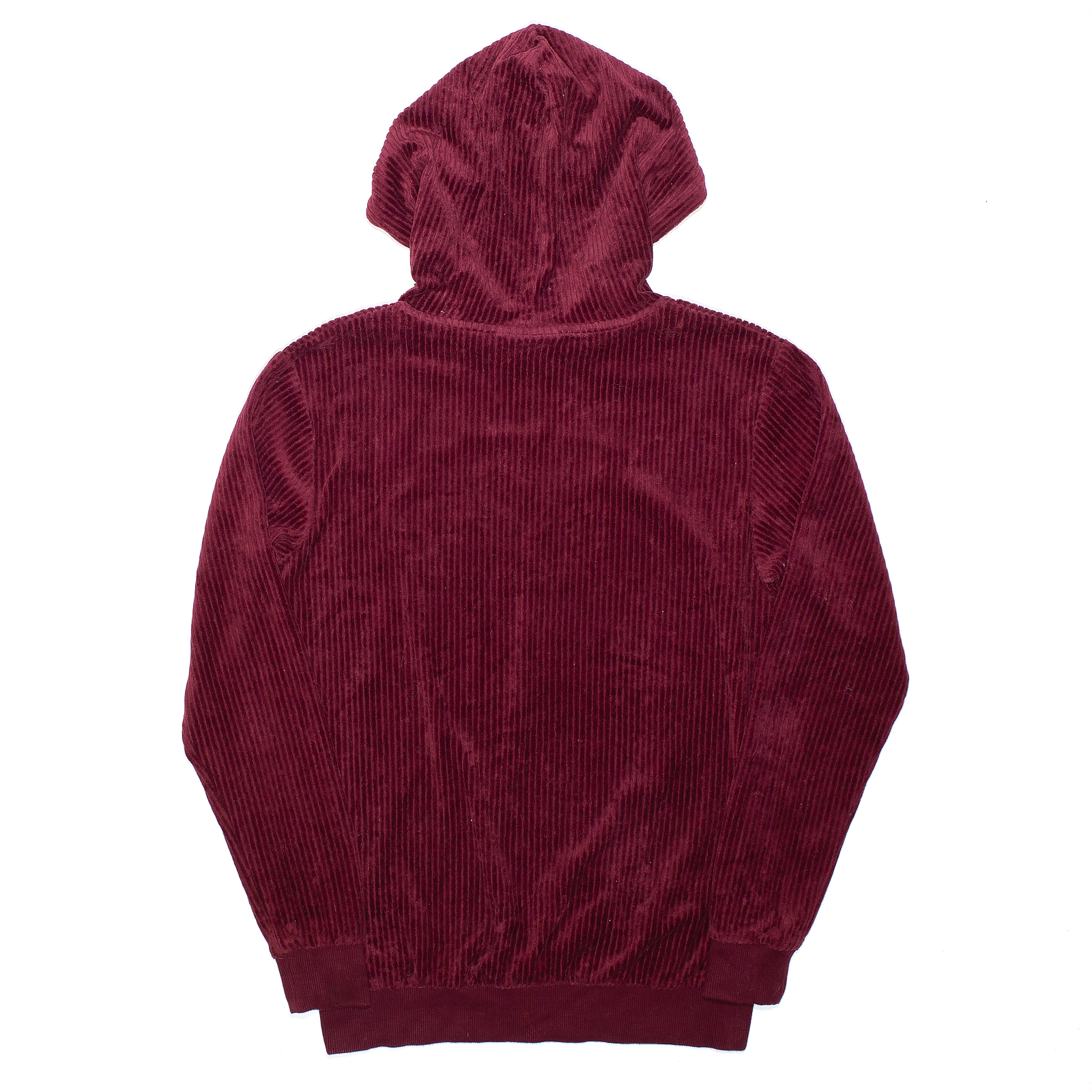 Felpa con cappuccio FILA donna sportiva in velluto a coste marrone pullover XXS