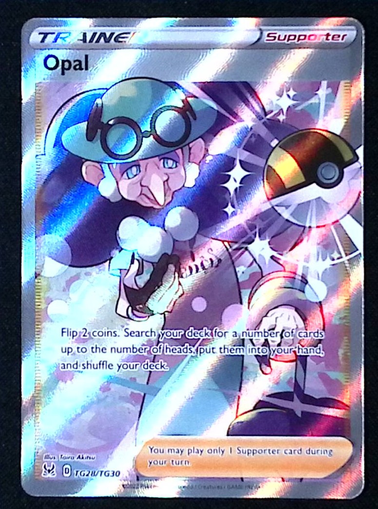 Opal TG28/TG30 - Pokemon Lost Origin Full Art Trainer - NM - Combined Ship - Picture 1 of 2