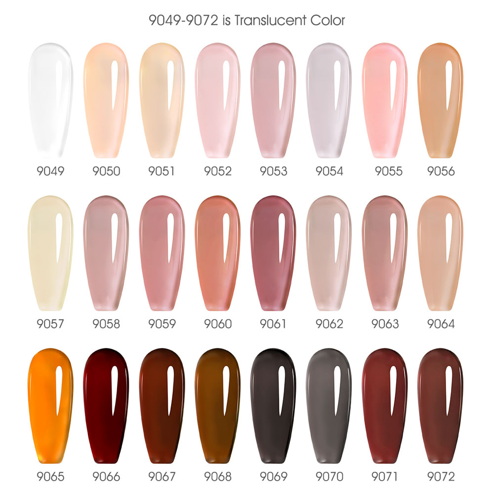 CANNI Hema Free Nail Gel Shade Card