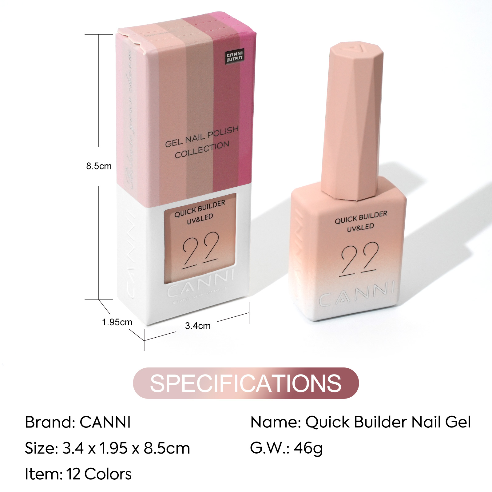 CANNI 9ml Builder Gel - UV & LED
