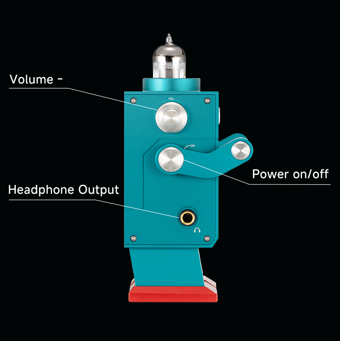 xDuoo DM-01 - DAC & Tube Headphone Amplifier 12AU7 - 1500mW - Bluetooth 5.4 - Picture 9 of 14
