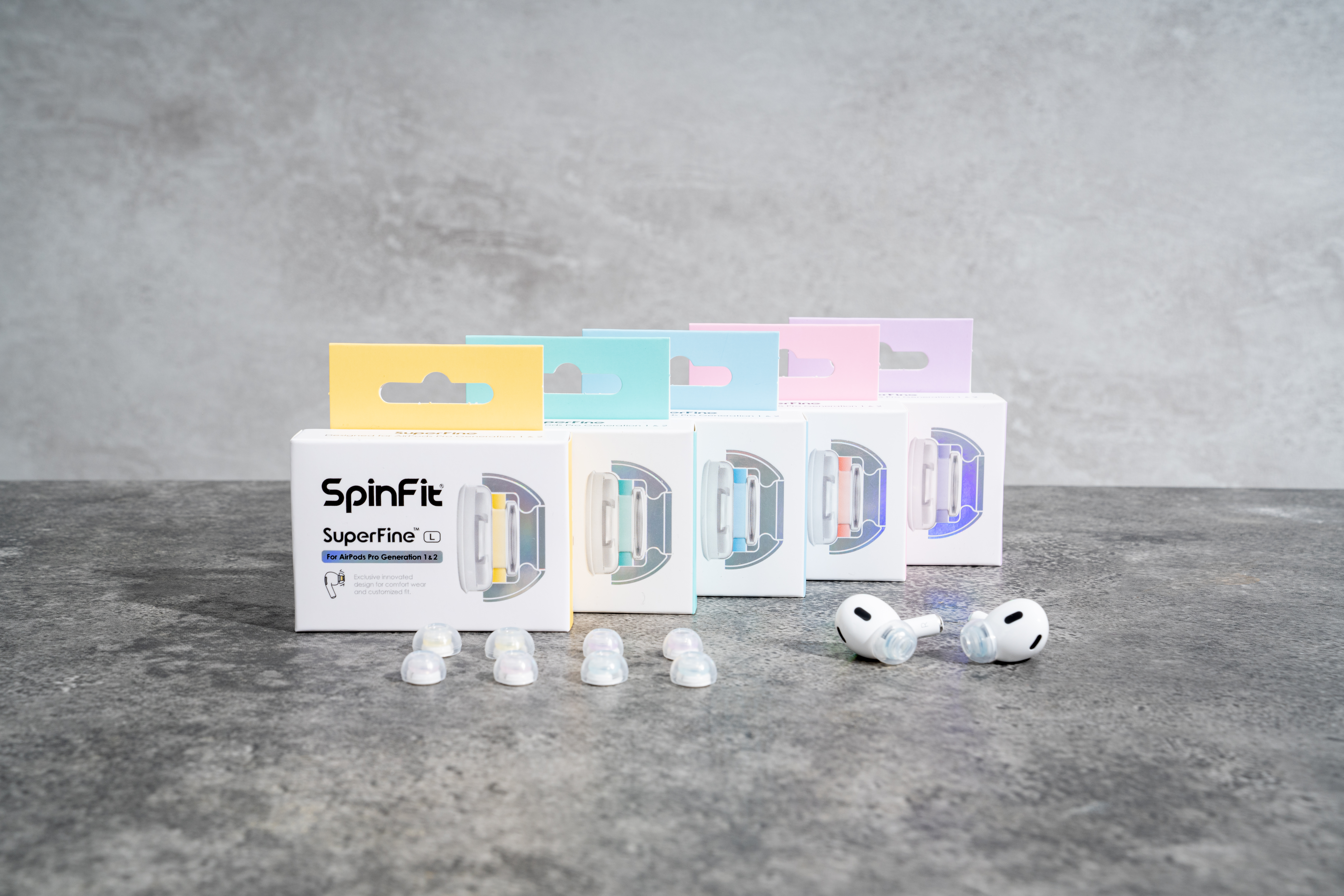 SpinFit SuperFine - Exclusively designed for AirPods Pro Gen 1 & 2 - Size SS - Zdjęcie 11 z 16