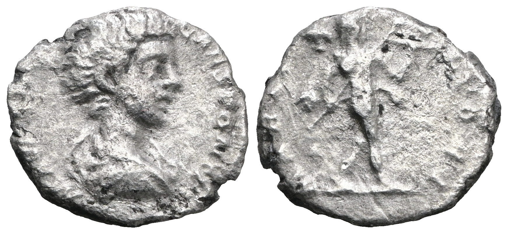 Roman Bronze Denarius - Rome 197-209 AD - Geta - Picture 1 of 4