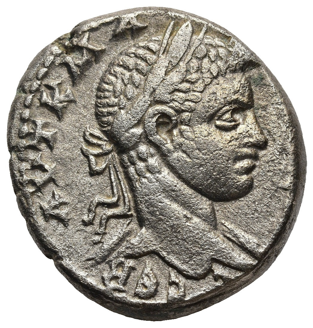 Roman Provincial Silver Tetradrachm - Antioch Seleucis and Pieria 218-222 AD - Picture 2 of 4