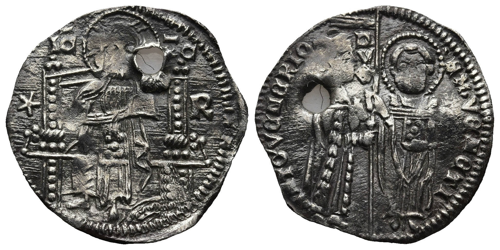 Medieval Europe Silver Grosso - Venice 1289-1311 AD - Pietro Gradenigo - Picture 1 of 4