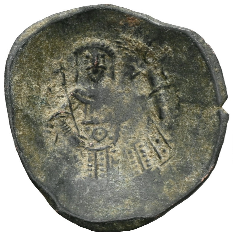 Byzantine BI Aspron-Trachy - 1143-1180 AD - Manuel I Komnenos - Picture 2 of 3