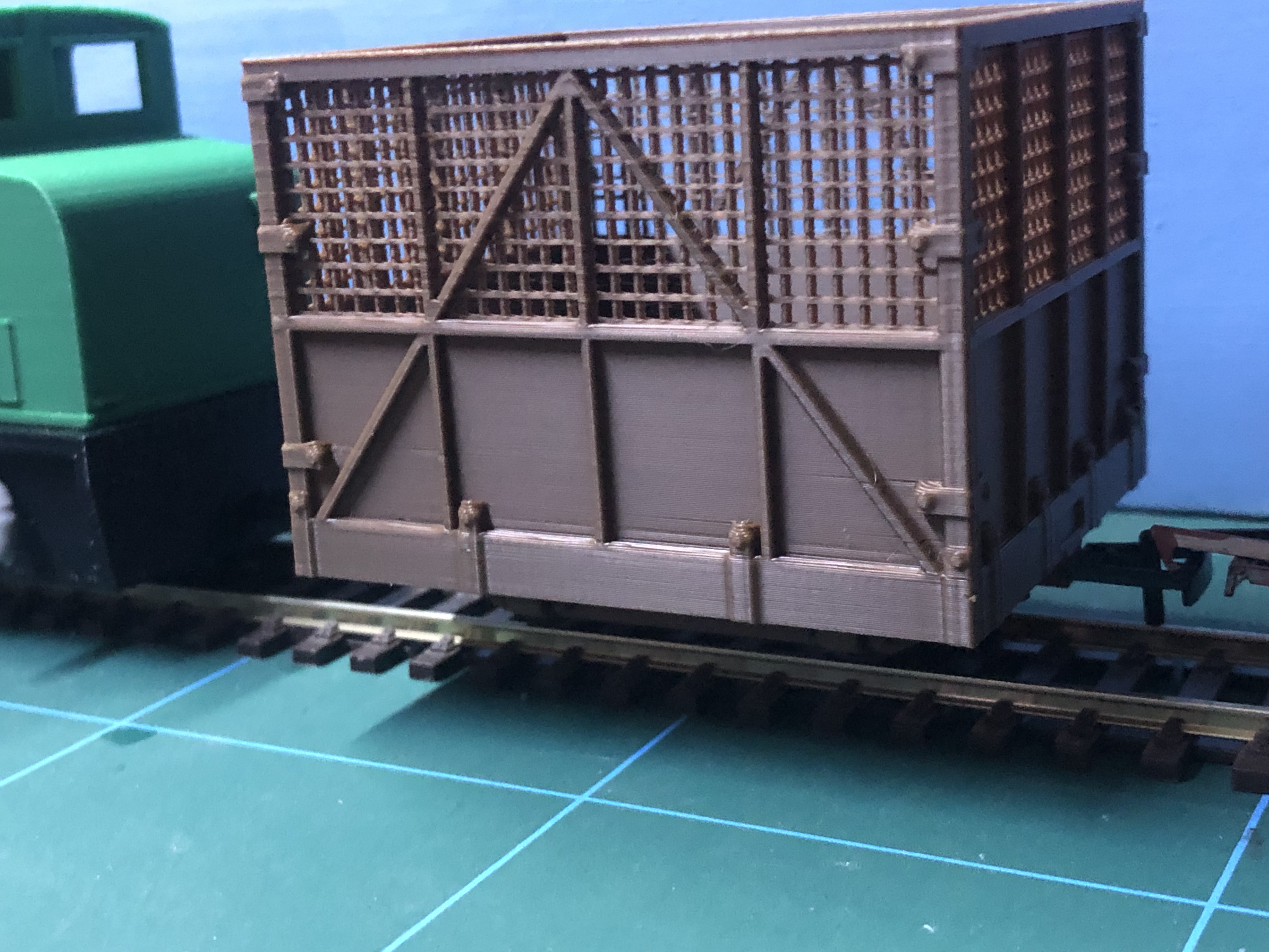O-16,5/NG7 4 Tonnen Zuckerrohr Behälter Wagen Kit vorgefärbt, POM Räder enthalten - - Bild 18 von 33