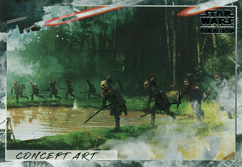 2020 TOPPS STAR WARS MANDALORIAN STAFFEL 1 KONZEPTKUNST EINSATZKARTE - SIE WÄHLEN - Bild 7 von 7