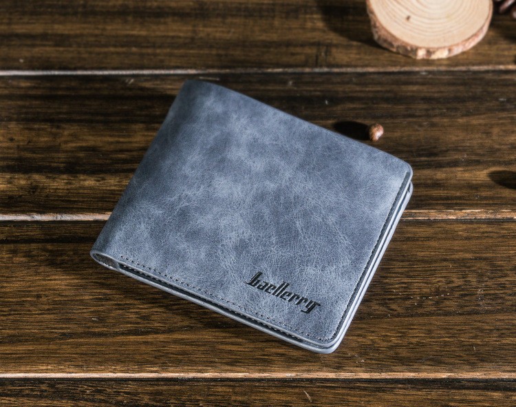 thumbnail image 2 of Men's Genuine Leather RFID Blocking Wallet - Slim Bifold Credit Card Holder With Photo Pocket (KERTZ Brand, Black/Brown) 2 of 14