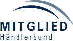 Händlerbund-Logo: Dieses Bild zeigt, dass der Shop Mitglied im Händlerbund ist.