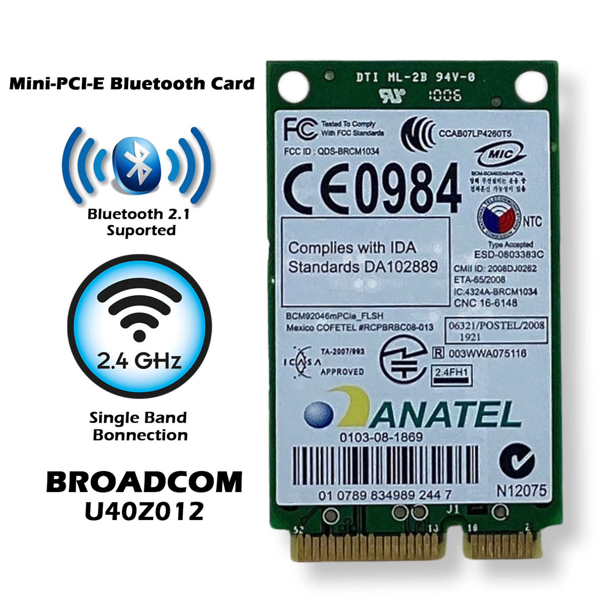 Dell Latitude E5400 E6400 Precision M2400 Wireless Card P560G M960G BCM92046 - Picture 2 of 6