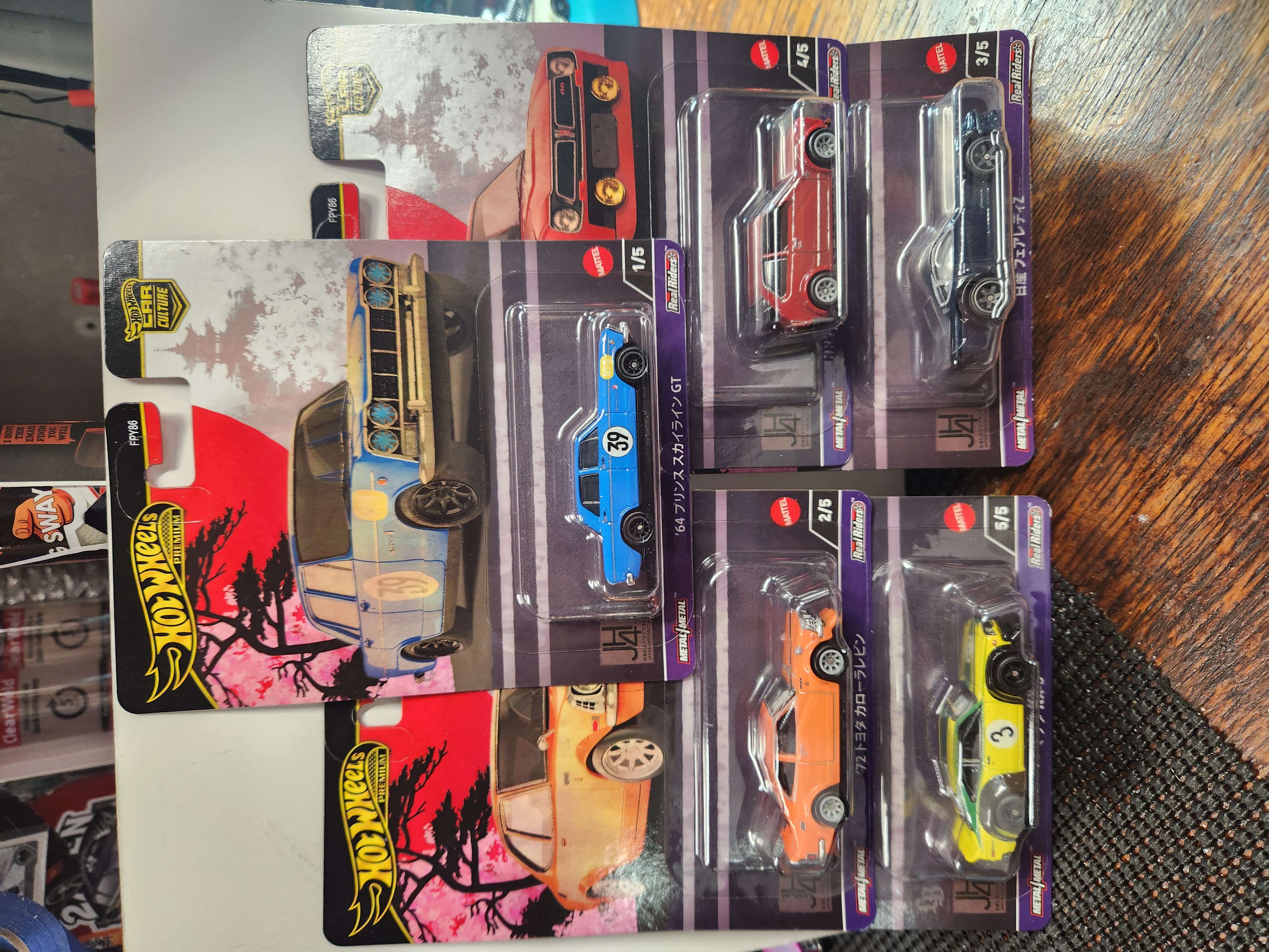 Hot Wheels Japan Historics 4 Complete Set 2024 Diecast Cars 1:64