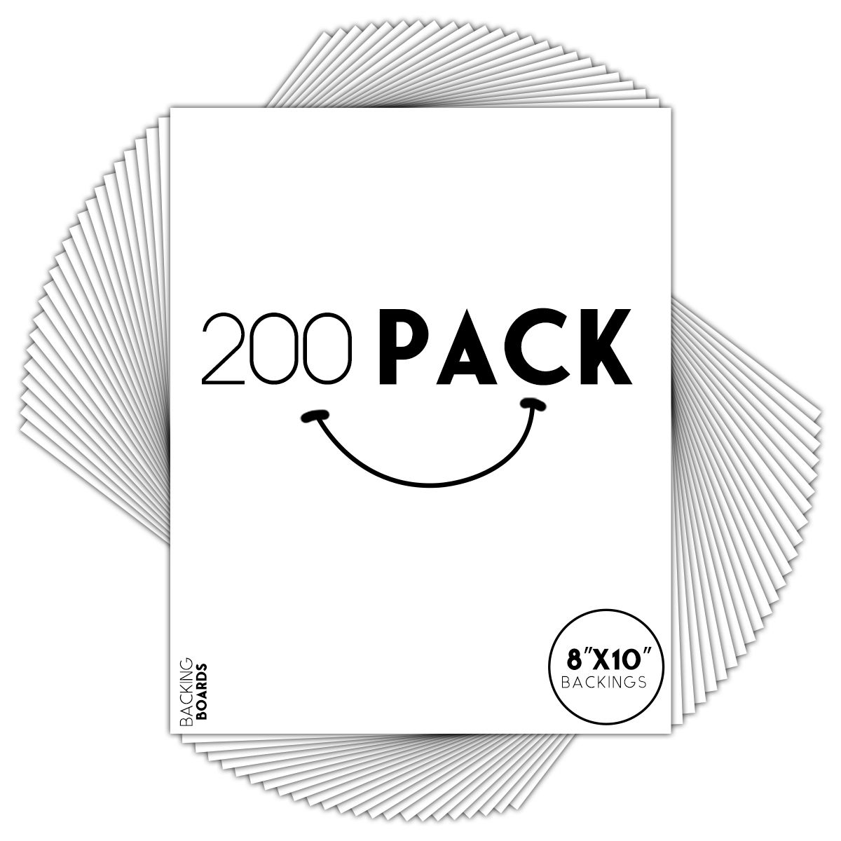 10/25/50/100 Pack 8x10 White Backing Boards for Art, Prints, Photos , Prints eBay
