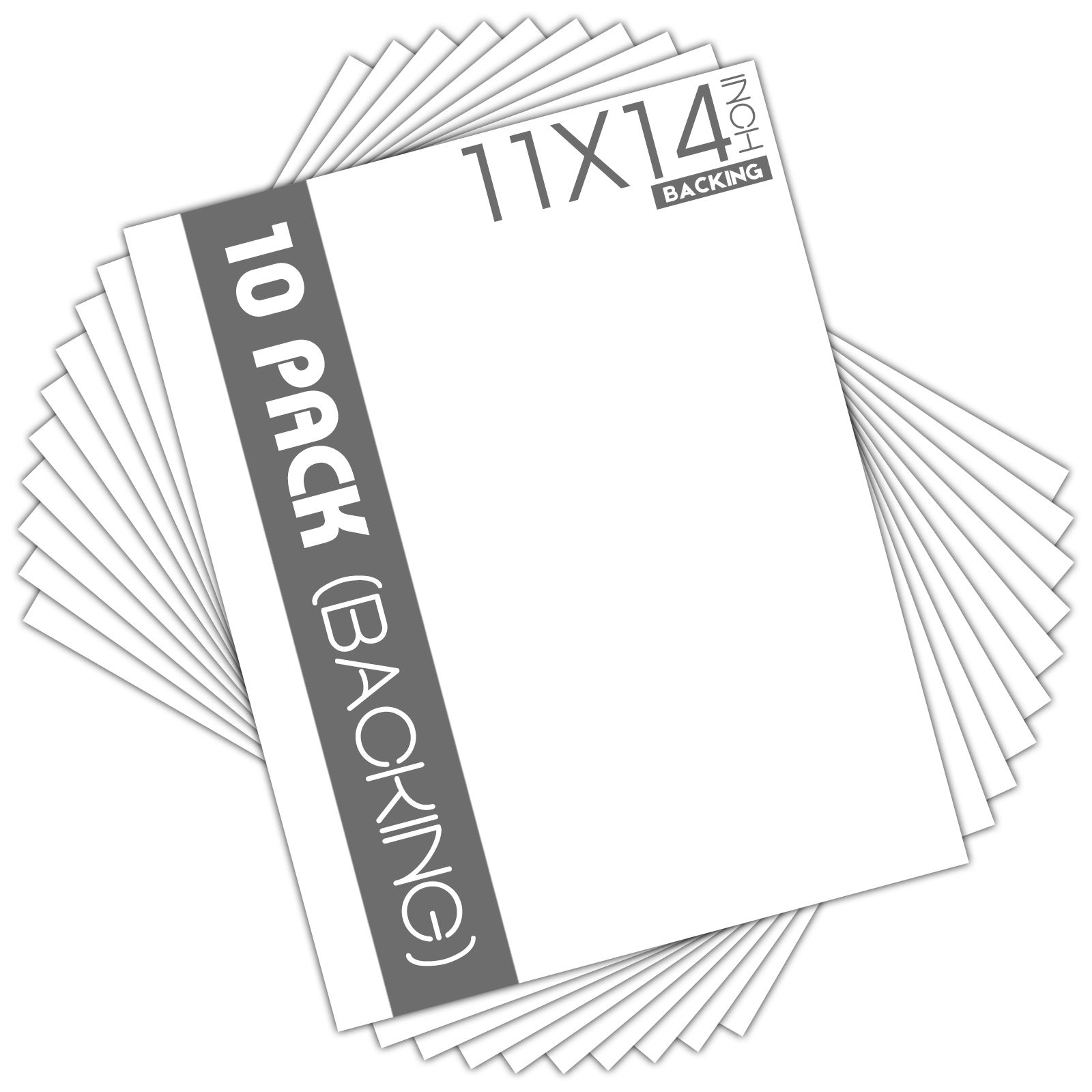 11x14 White Backing Boards Uncut, Acid Free, 4-Ply Thickness Signature Friendly - Picture 10 of 14