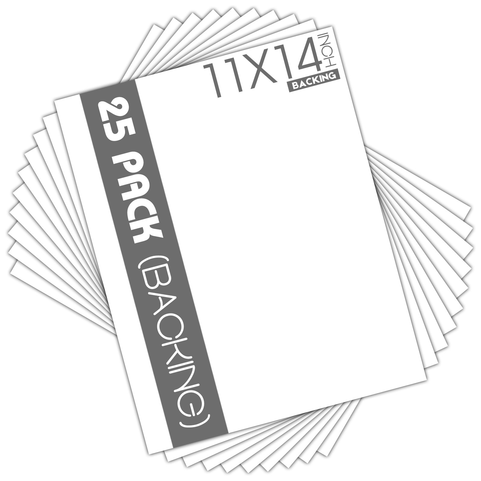 11x14 White Backing Boards Uncut, Acid Free, 4-Ply Thickness Signature Friendly - Picture 11 of 14
