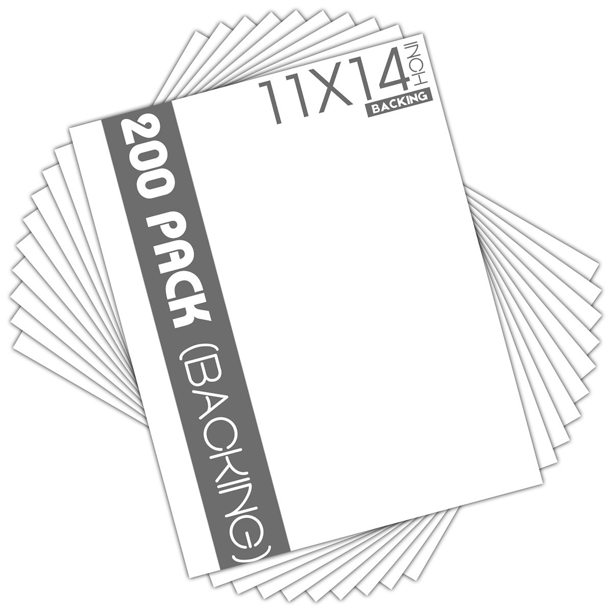 11x14 White Backing Boards Uncut, Acid Free, 4-Ply Thickness Signature Friendly - Picture 14 of 14