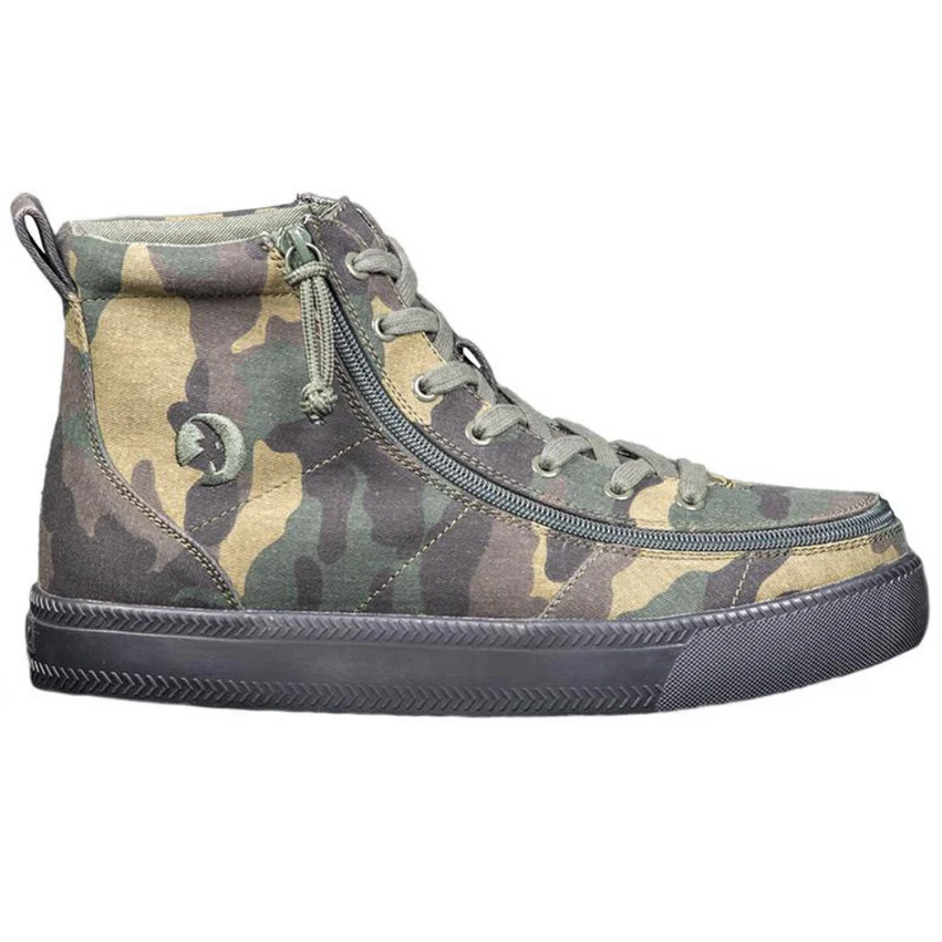Billy Footwear Men’s High Top Canvas Shoes – Adaptive Zip, Easy On/Off Design - Picture 9 of 13