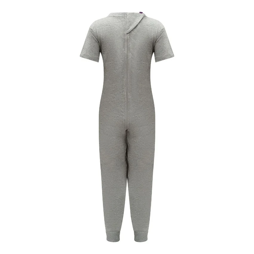 Kaycey Bodysuit For kids with Special Needs ZipBack Short Sleeve Long Legs - Picture 5 of 23