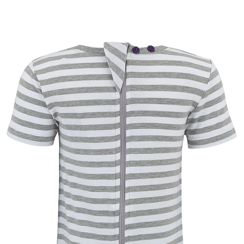 Kaycey Bodysuit For kids with Special Needs ZipBack Short Sleeves Short Leg - Picture 12 of 33