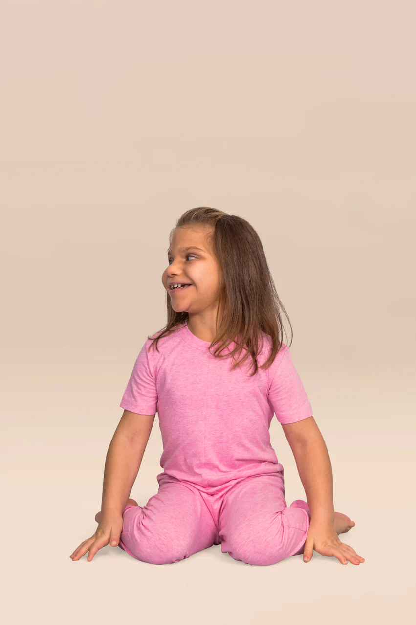 Kaycey Bodysuit For kids with Special Needs ZipBack Short Sleeve Long Legs - Picture 23 of 23