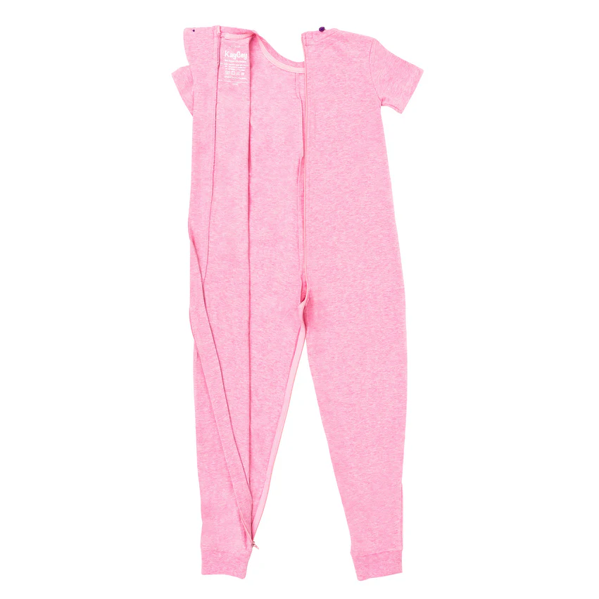 Kaycey Bodysuit For kids with Special Needs ZipBack Short Sleeve Long Legs - Picture 21 of 23