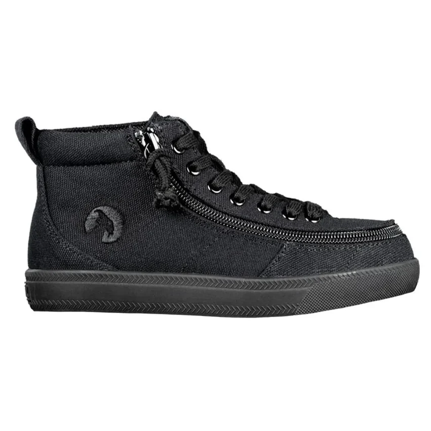 Billy Footwear Kids High Top Canvas Shoes – Adaptive Zip, Easy On/Off Sneakers - Picture 5 of 24