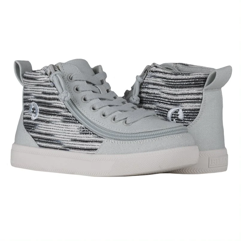 Billy Footwear Kids High Top Canvas Shoes – FlipTop Zip, Easy On/Off - Picture 30 of 34