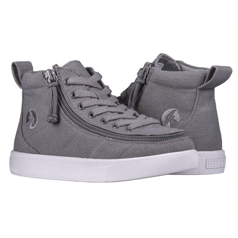 Billy Footwear Kids High Top Canvas Shoes – FlipTop Zip, Easy On/Off - Picture 5 of 34