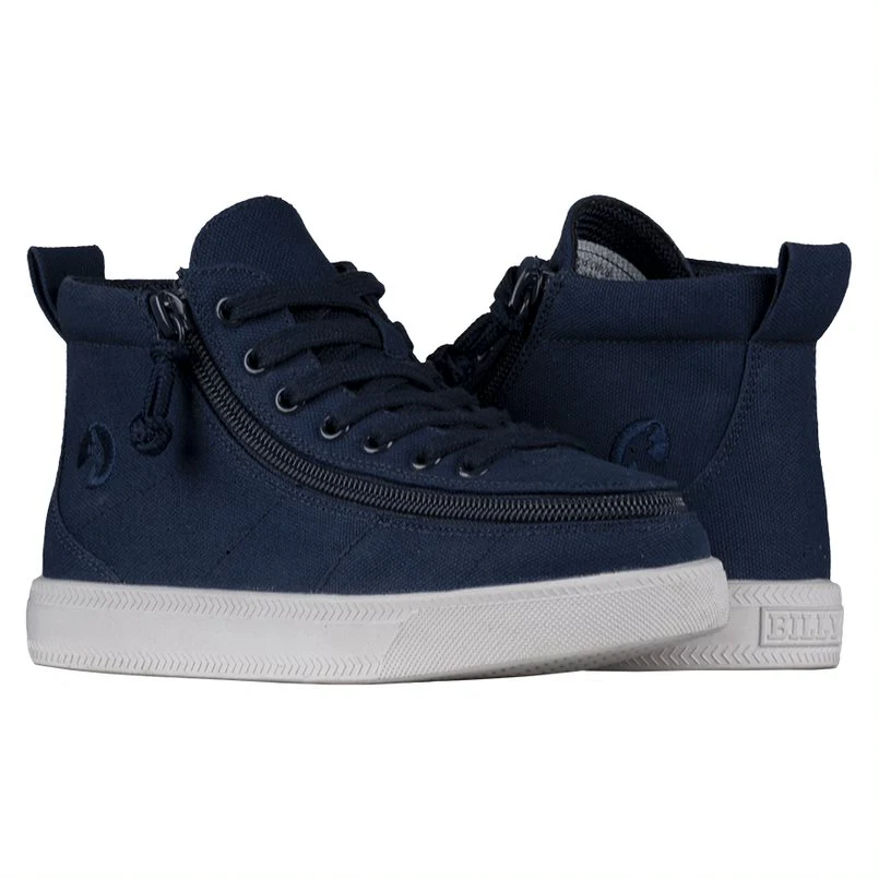 Billy Footwear Kids High Top Canvas Shoes – FlipTop Zip, Easy On/Off - Picture 10 of 34