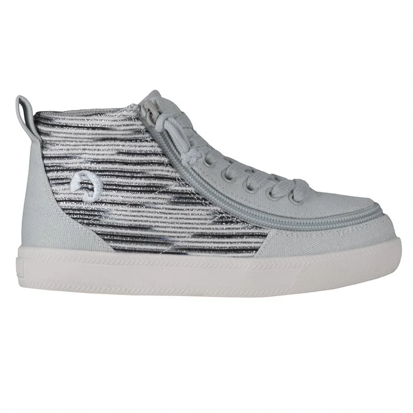 Billy Footwear Kids High Top Canvas Shoes – FlipTop Zip, Easy On/Off - Picture 31 of 34