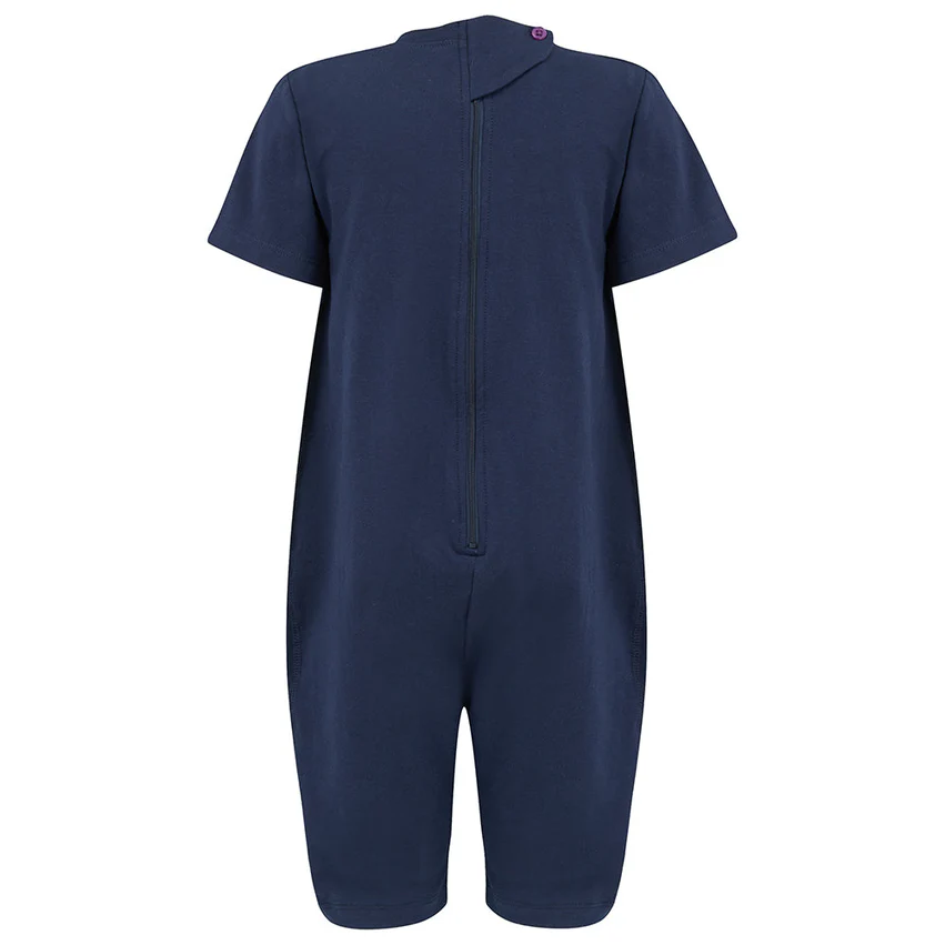 Kaycey Bodysuit For kids with Special Needs ZipBack Short Sleeves Short Leg - Picture 16 of 33