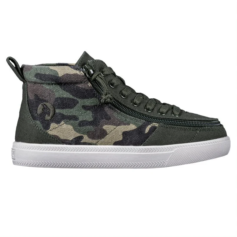 Billy Footwear Kids High Top Canvas Shoes – FlipTop Zip, Easy On/Off - Picture 15 of 34