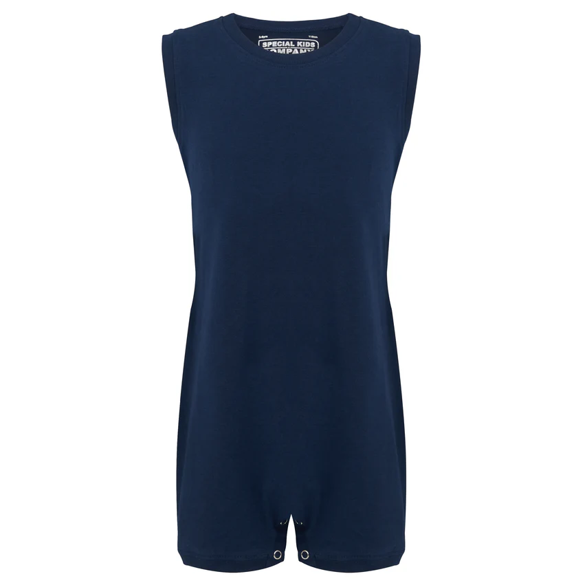 KayCey Popper Vest - Sleeveless Adaptive Bodysuits for Kids - Picture 8 of 20