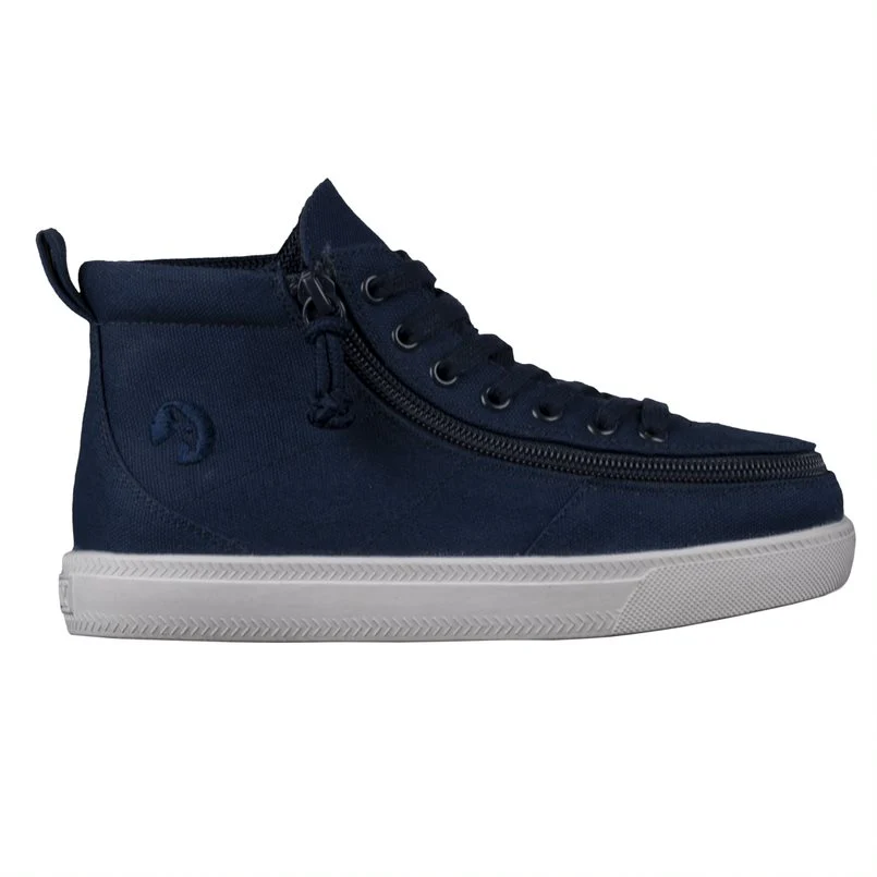 Billy Footwear Kids High Top Canvas Shoes – FlipTop Zip, Easy On/Off - Picture 11 of 34