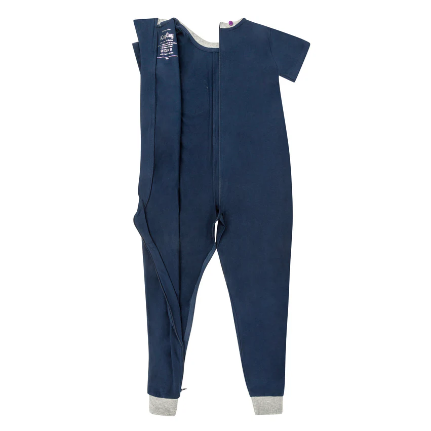 Kaycey Bodysuit For kids with Special Needs ZipBack Short Sleeve Long Legs - Picture 16 of 23